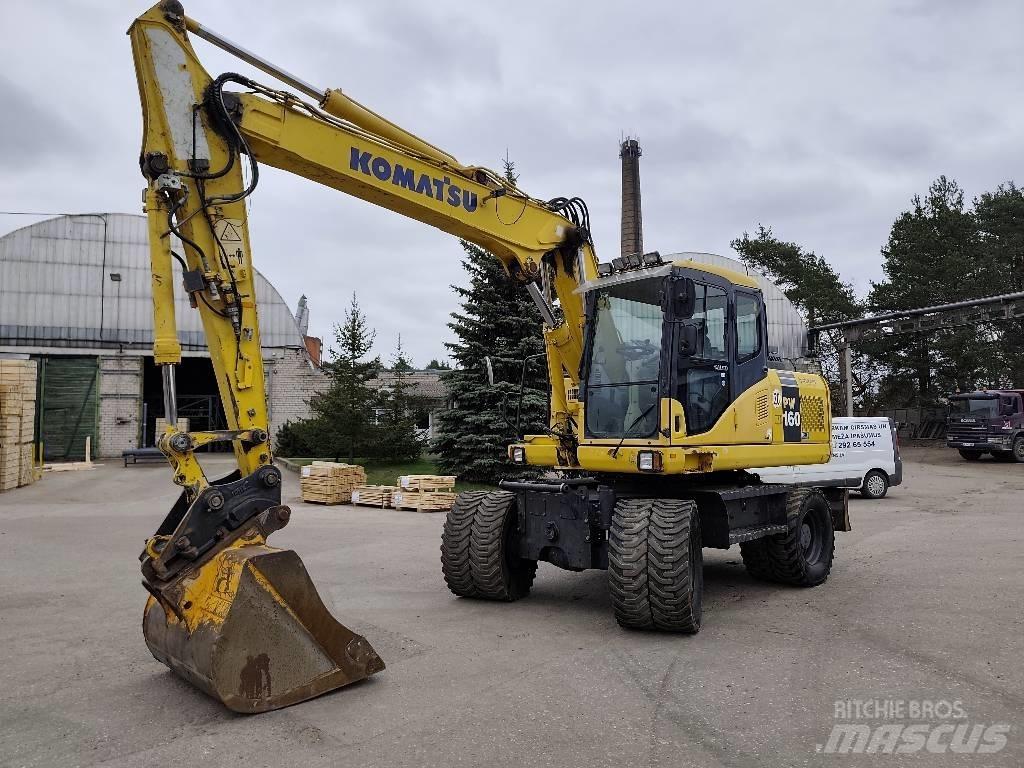 Komatsu PW 160-7E0 Колёсные экскаваторы