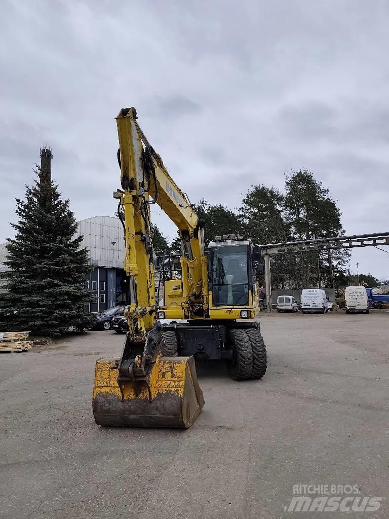 Komatsu PW 160-7E0 Колёсные экскаваторы