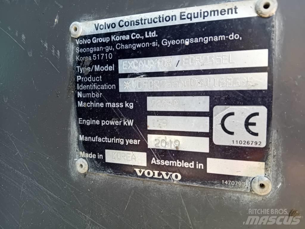 Volvo ECR 235 E Гусеничные экскаваторы