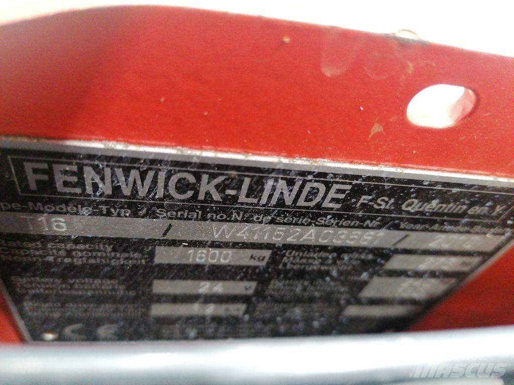 Linde T16 Ручные электрические тележки