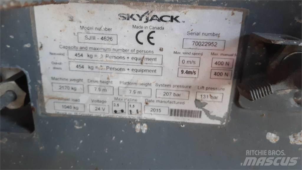 SkyJack SJIII4626 Ножничные подъемники