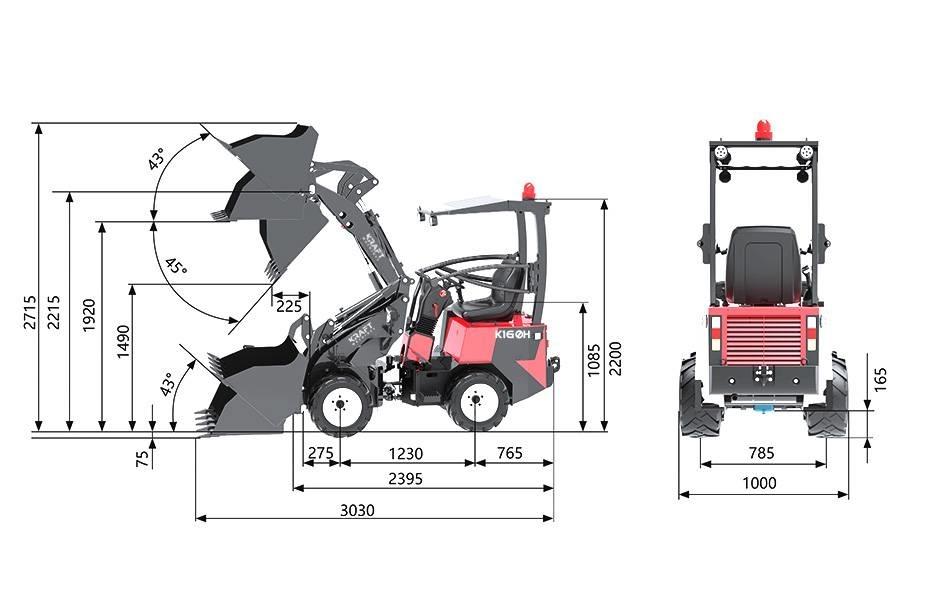 Kraft K160H Фронтальные погрузчики