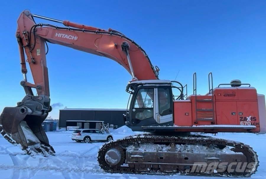 Hitachi ZX 670 LCH Гусеничные экскаваторы