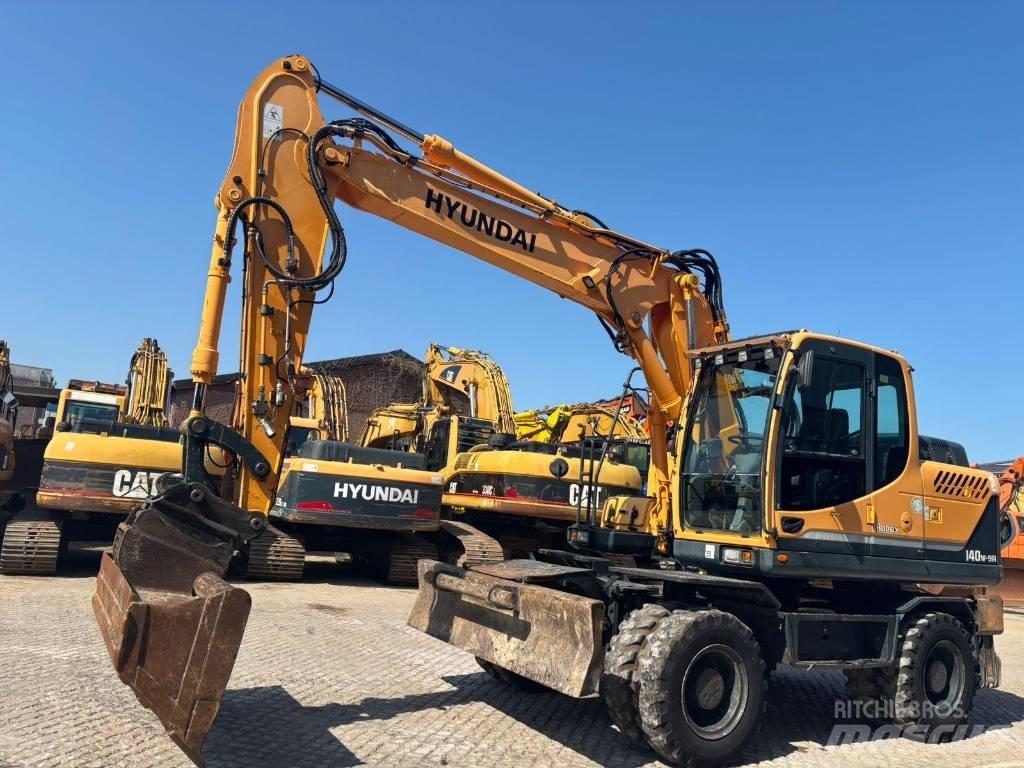 Hyundai 140W-9A Колёсные экскаваторы