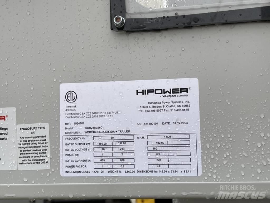 Hipower HRJW-240 Дизельные генераторы