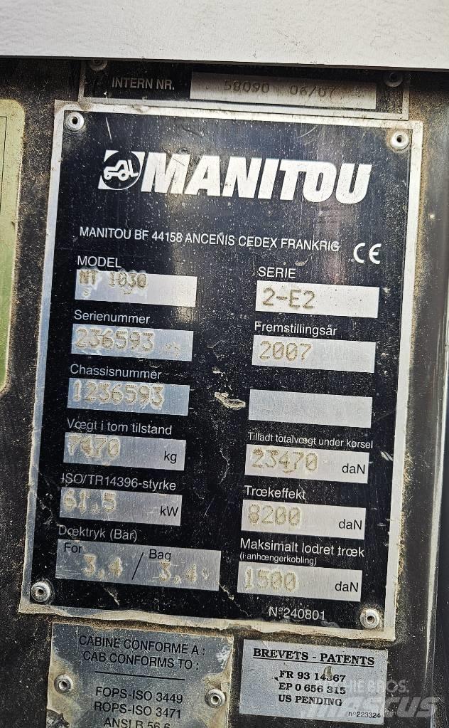 Manitou 1030 Телескопические погрузчики