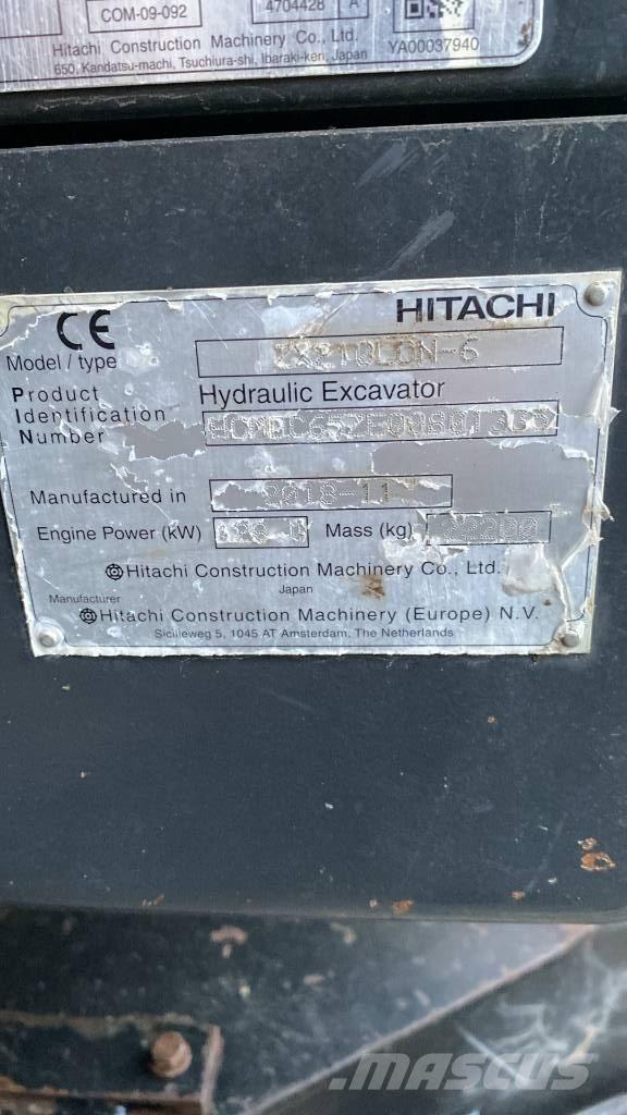 Hitachi ZX210LCN-6 Харвестеры