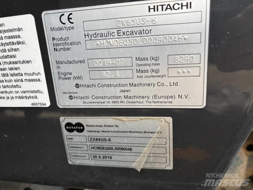 Hitachi ZX 85 US-6 Малые экскаваторы 7т-12т