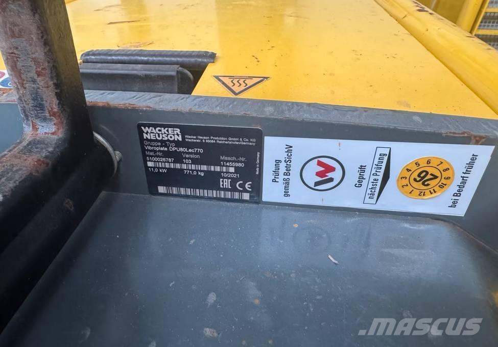 Wacker Neuson DPU 80 Виброплиты и вибротрамбовки