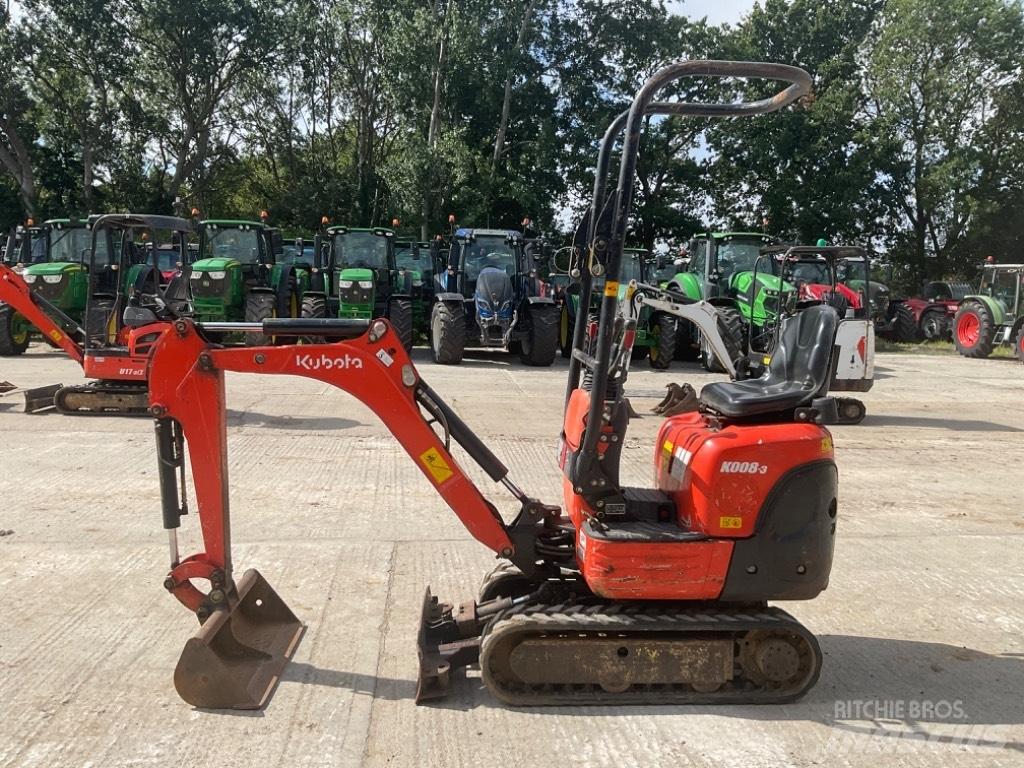 Kubota K 008-3 Мини-экскаваторы