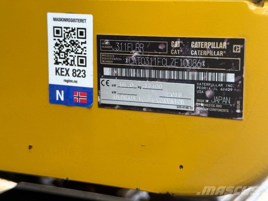 CAT 311 F LRR Гусеничные экскаваторы