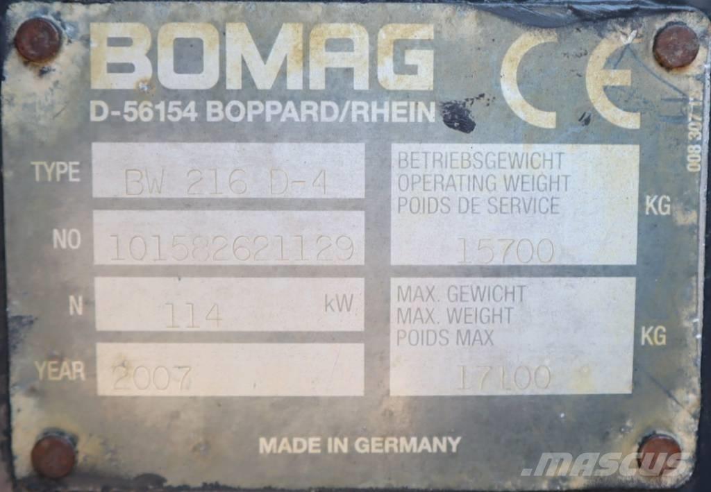 Bomag BW 216 D-4 Уплотнители грунта