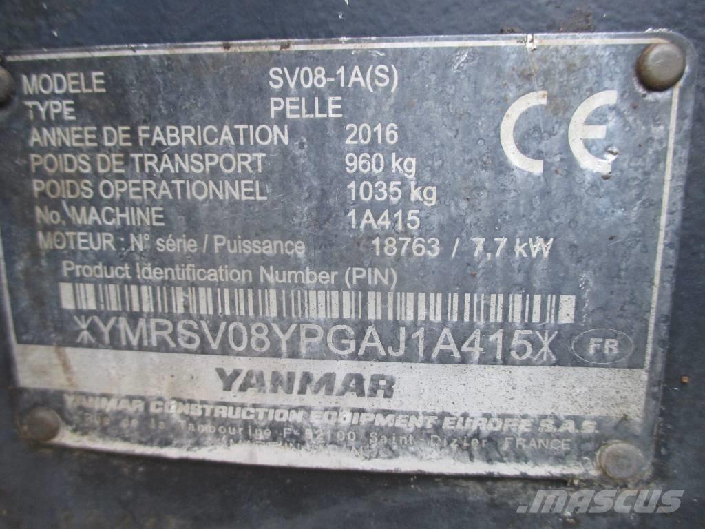 Yanmar SV 08-1 A Мини-экскаваторы