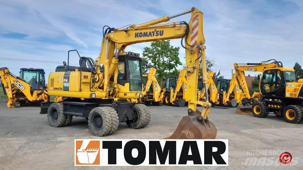 Komatsu PW 160-7 Колёсные экскаваторы