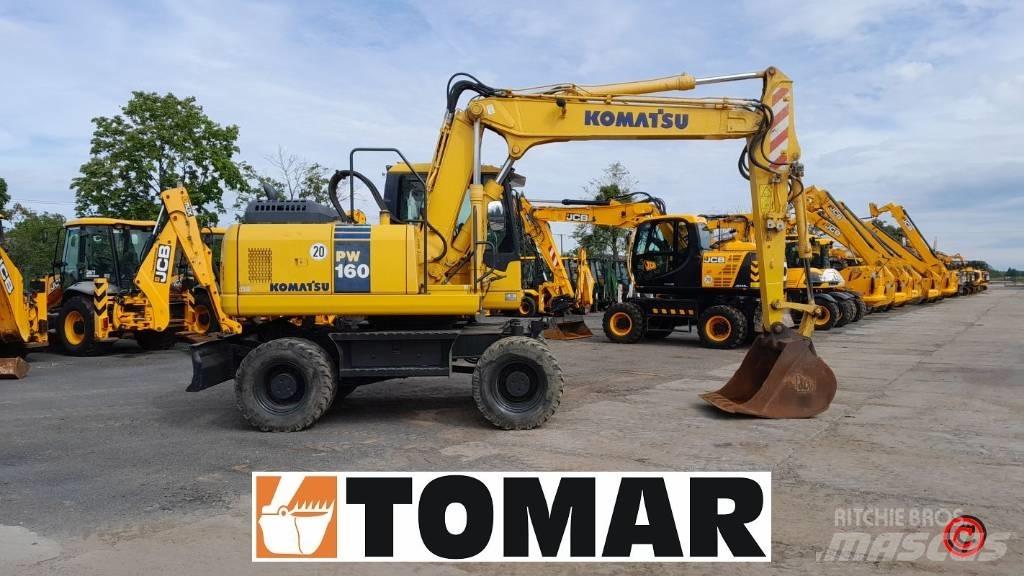 Komatsu PW 160-7 Колёсные экскаваторы