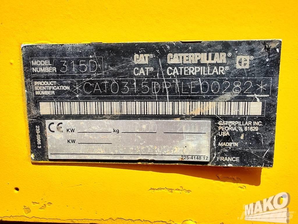 CAT 315 D Гусеничные экскаваторы