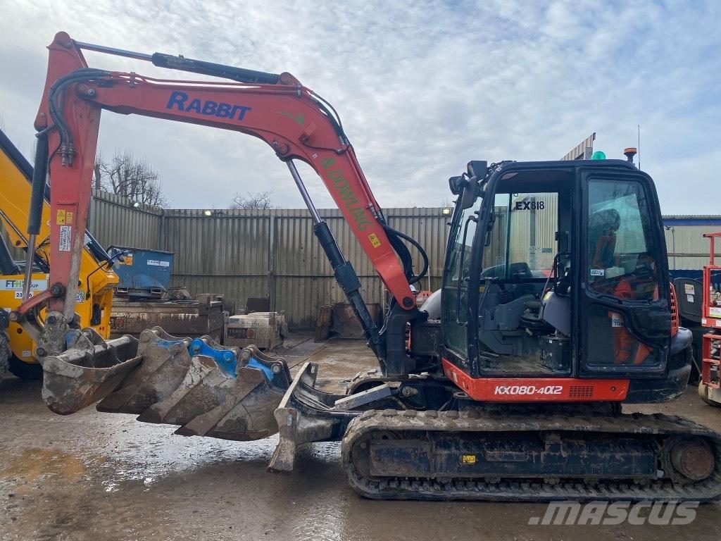 Kubota KX 080-4 Малые экскаваторы 7т-12т