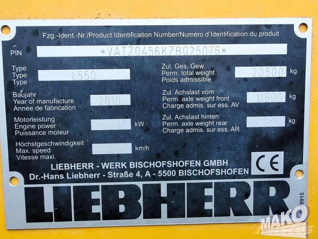 Liebherr L 550 Фронтальные погрузчики