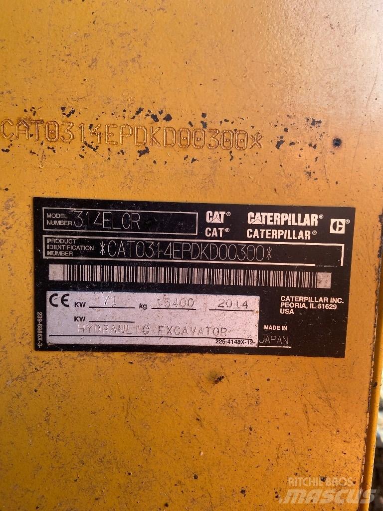 CAT 314 E LCR Гусеничные экскаваторы