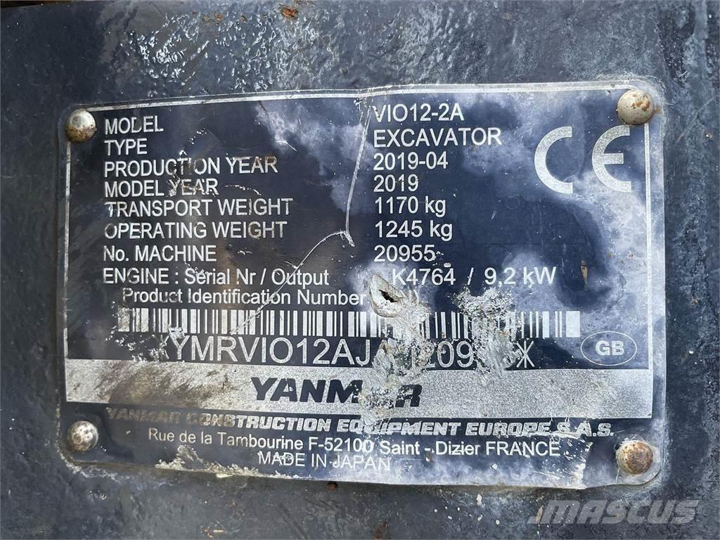 Yanmar VIO12 Колёсные экскаваторы