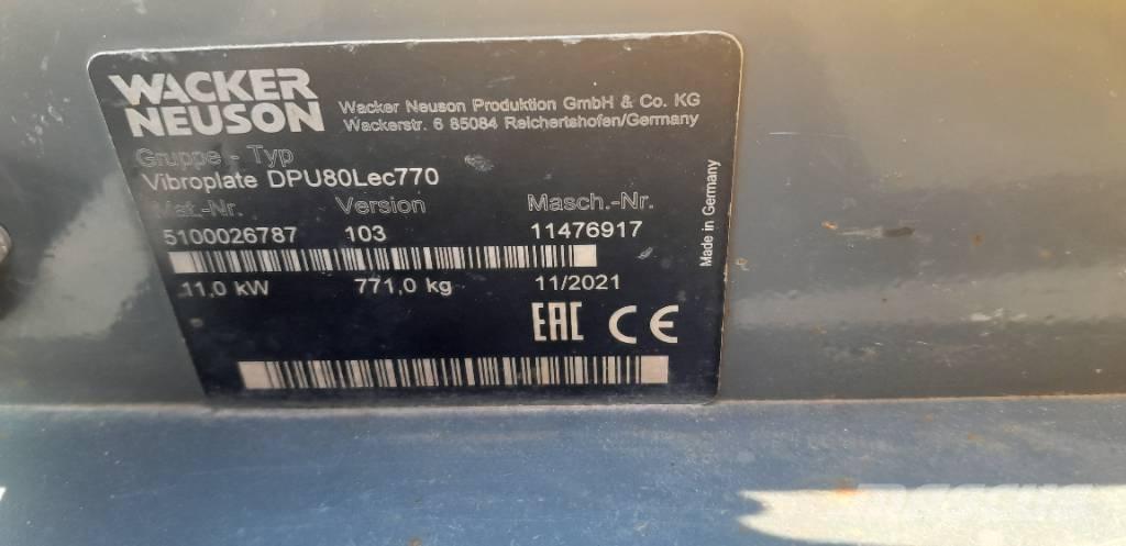 Wacker Neuson DPU 80 Виброплиты и вибротрамбовки