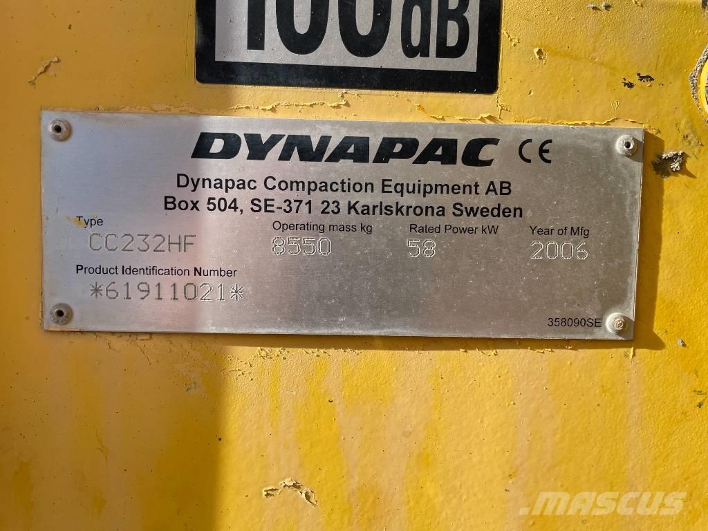 Dynapac CC 232 HF Катки тротуарные