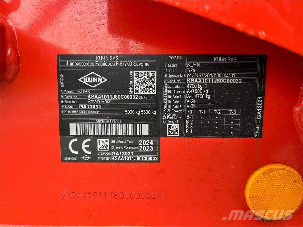 Kuhn GA 13031 Уборочные комбайны