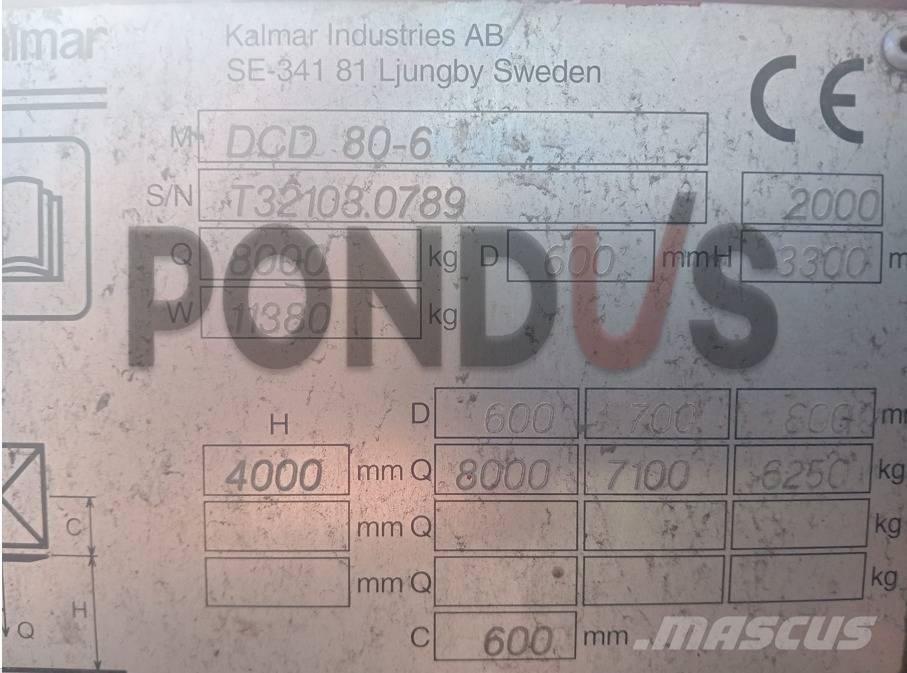 Kalmar DCD 80-6 Дизельные погрузчики