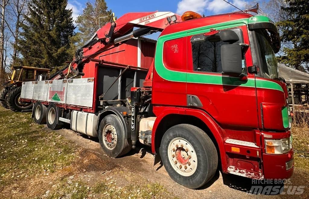 Scania P 124 GB Автомобильные краны