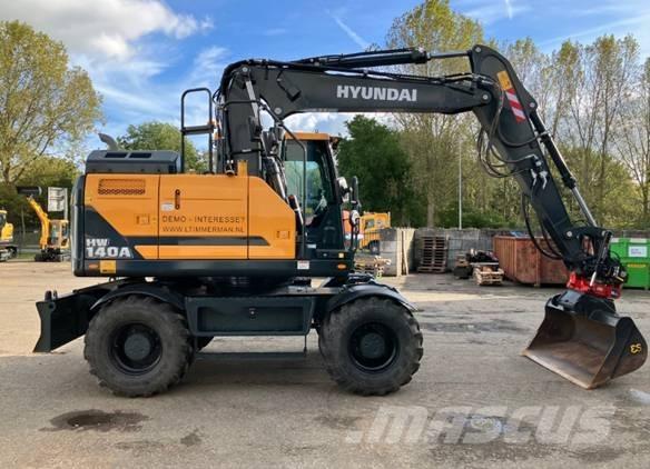 Hyundai HW140A Колёсные экскаваторы