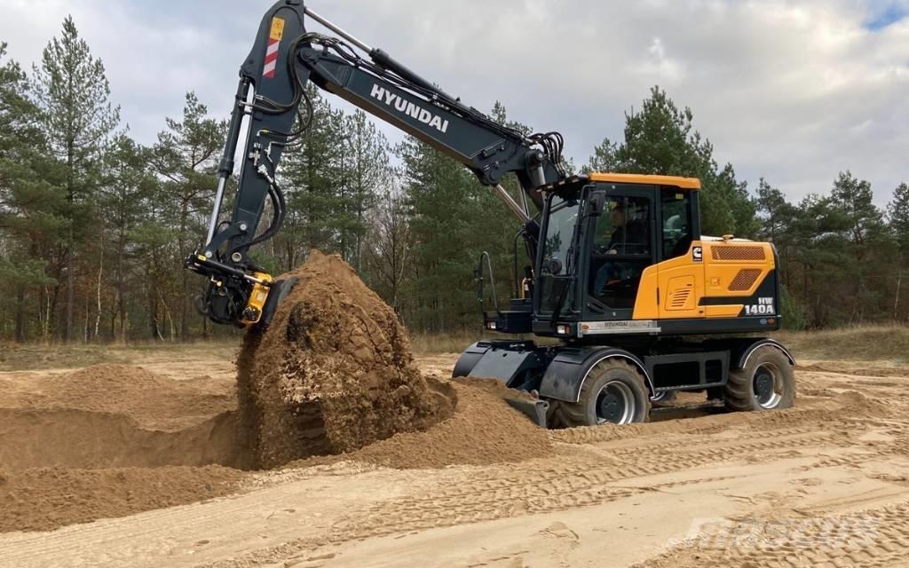 Hyundai HW140A Колёсные экскаваторы
