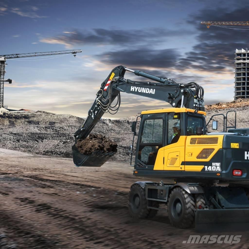 Hyundai HW140A Колёсные экскаваторы