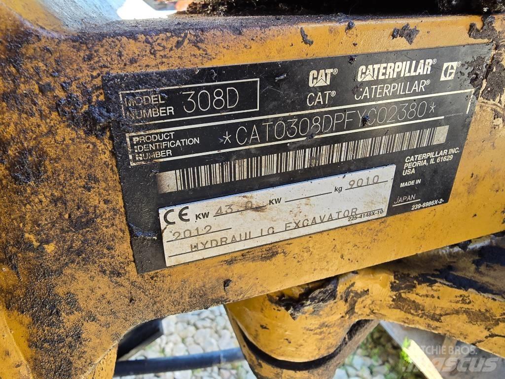 CAT 308 D Малые экскаваторы 7т-12т