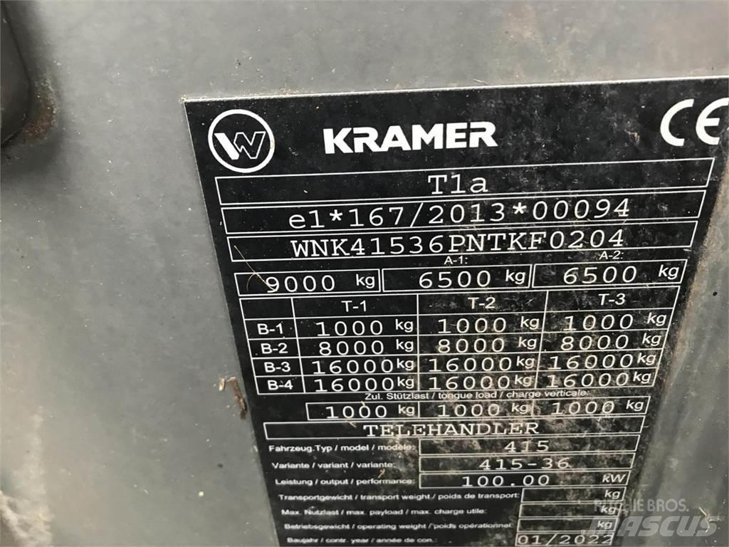 Kramer KT357 Сельскохозяйственные телескопические погрузчики