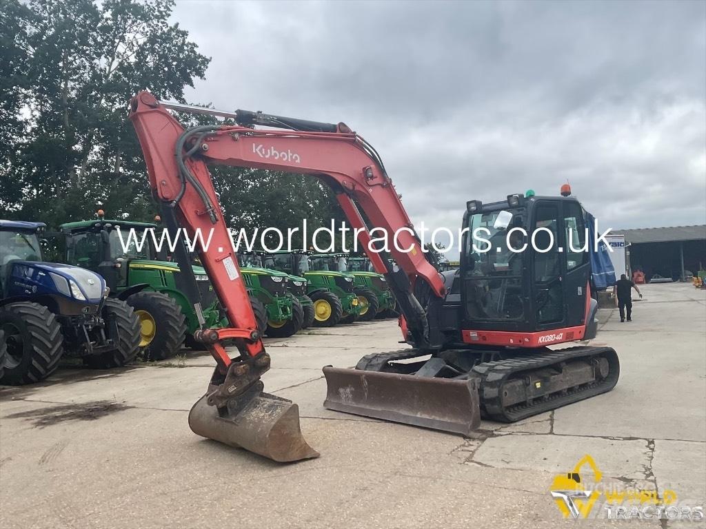 Kubota KX 080-4 Малые экскаваторы 7т-12т