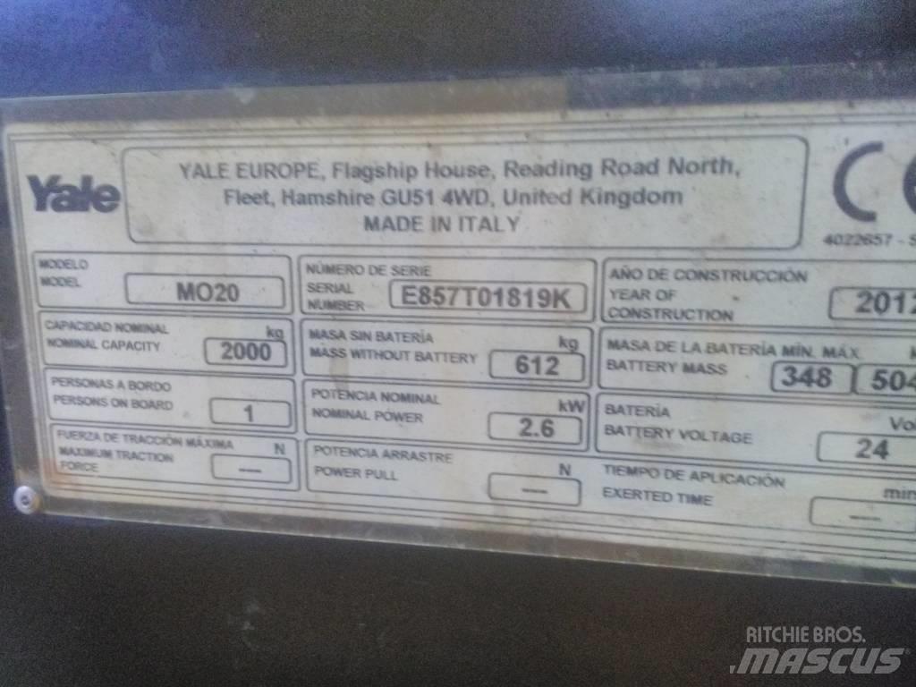 Yale MO20 Горизонтальные комплектовщики