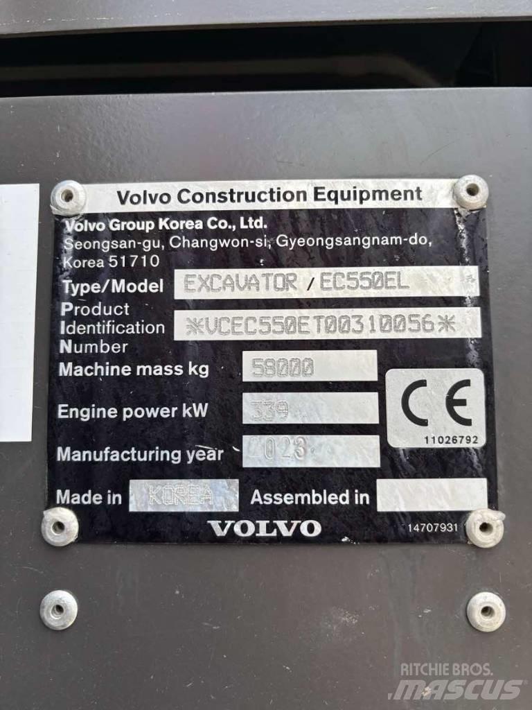 Volvo EC550EL Гусеничные экскаваторы