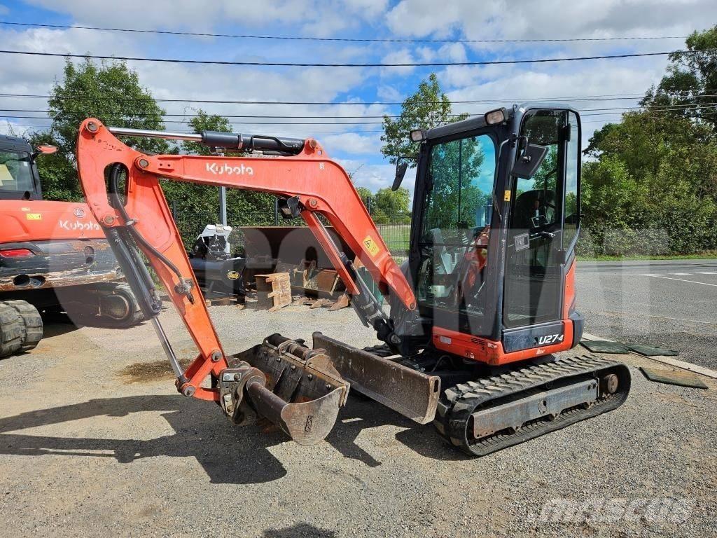 Kubota U 27 Мини-экскаваторы