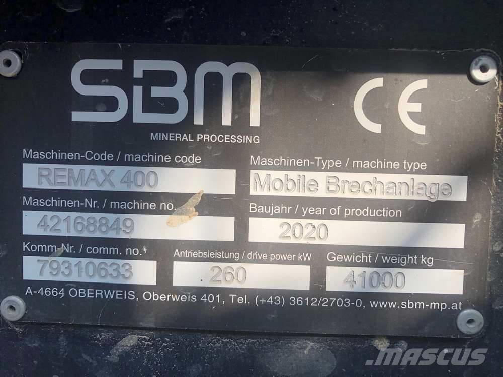 SBM Remax 400 Мобильные дробилки