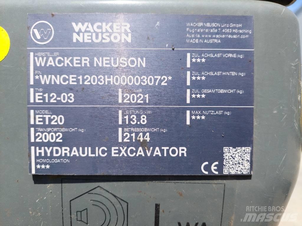 Wacker Neuson ET20 Гусеничные экскаваторы