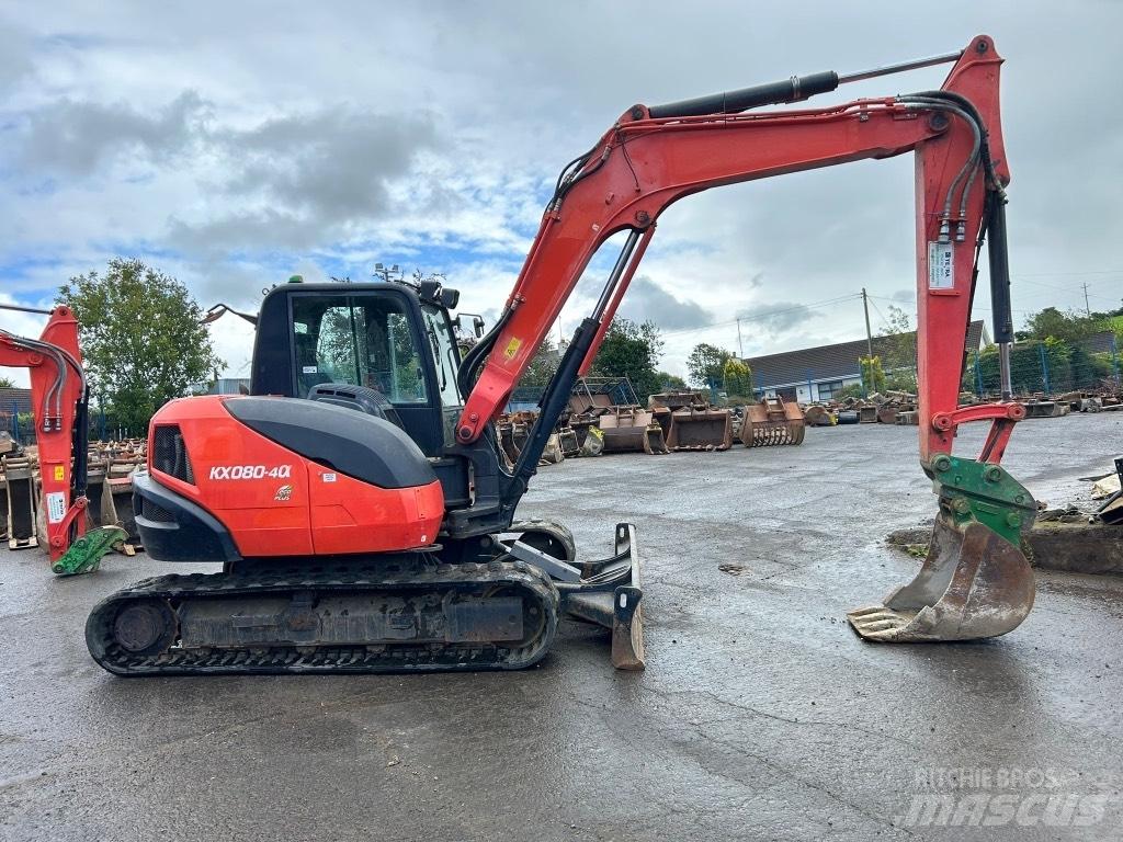 Kubota KX080-4 Малые экскаваторы 7т-12т