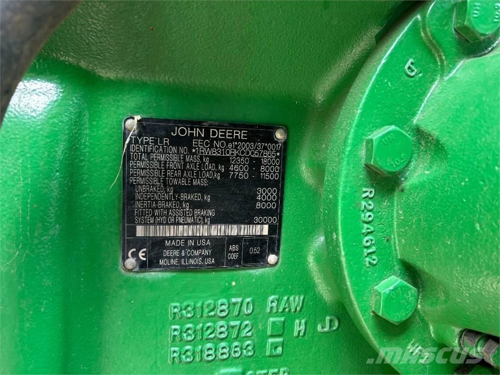John Deere 8310R Трактора
