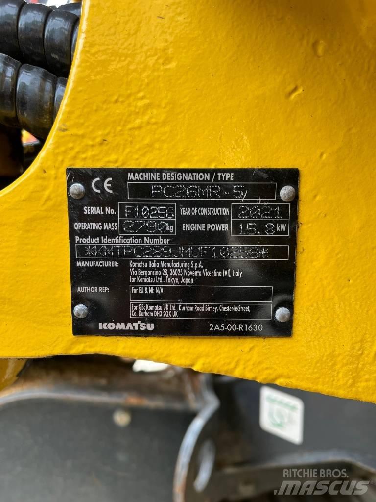 Komatsu PC26MR-5 Мини-экскаваторы