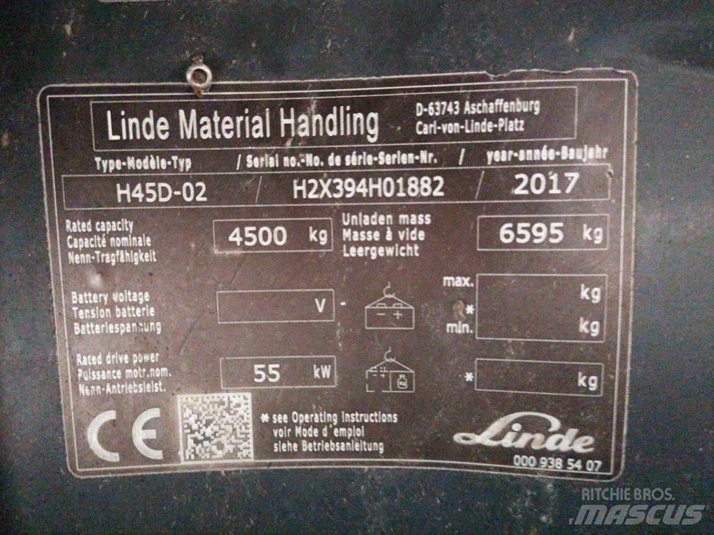 Linde H45D-02 Дизельные погрузчики