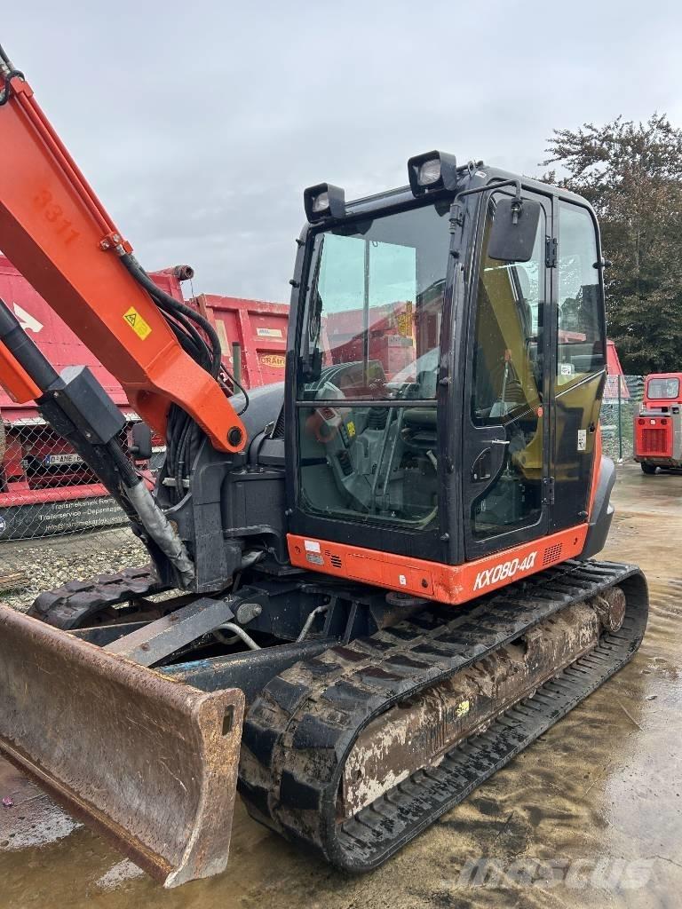 Kubota KX 080-4 Малые экскаваторы 7т-12т