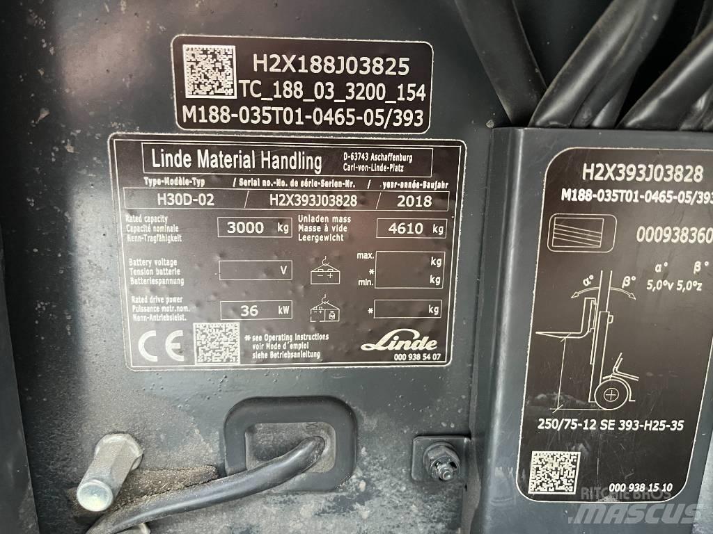 Linde H30D-02 Дизельные погрузчики