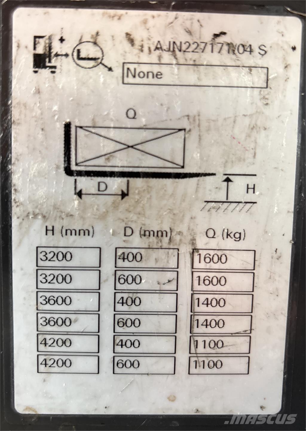 Atlet A160 Самоходные электроштабелёры