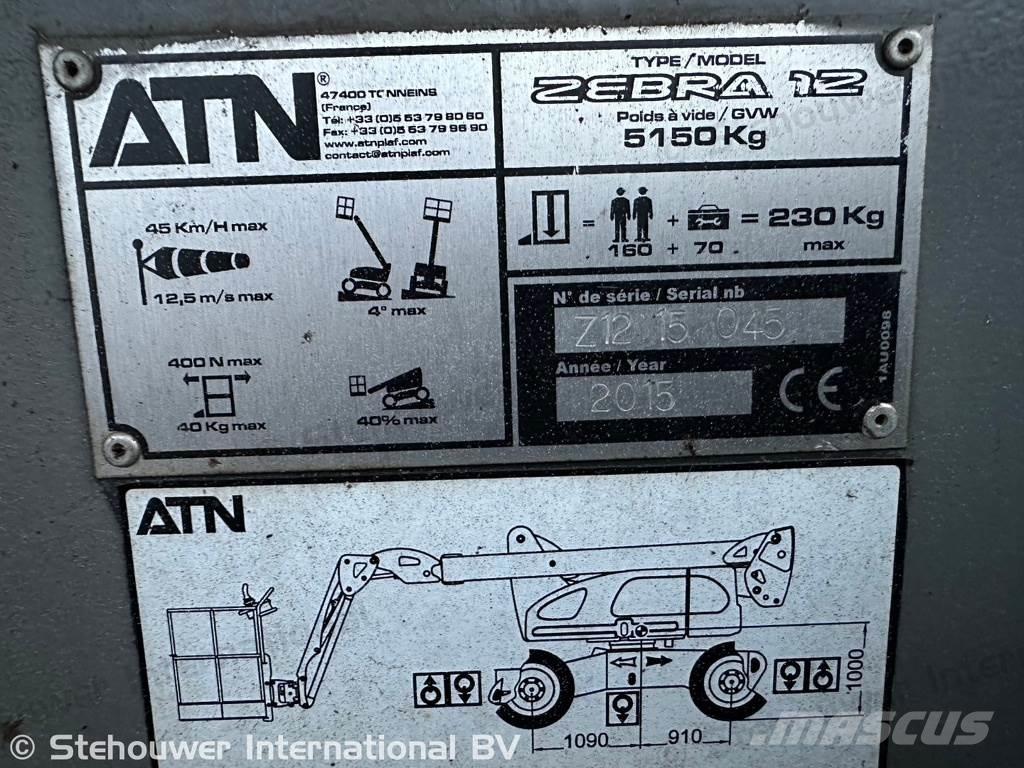 ATN Zebra 12 Коленчатые подъемники