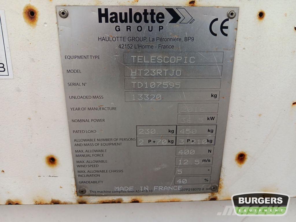 Haulotte HT23RTJO Телескопические подъемники