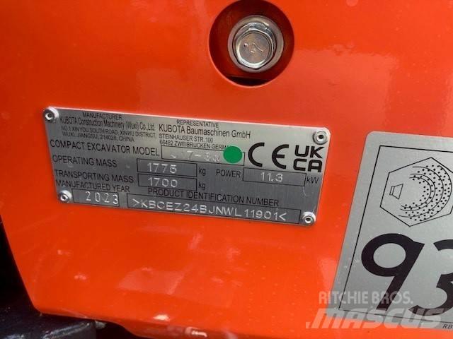 Kubota U 17-3 Мини-экскаваторы